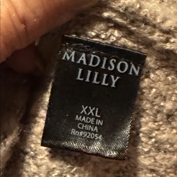 Madison Lilly cozy nubby knit hooded open-front cardigan sweater (XXL) - EUC! - Picture 7 of 7